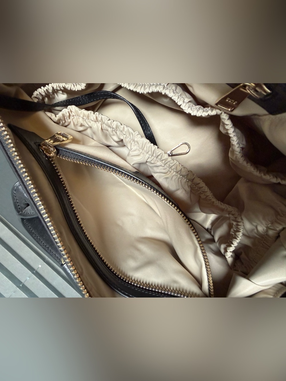 Mina Baie black nylon Emmy mini - Picture 7 of 11
